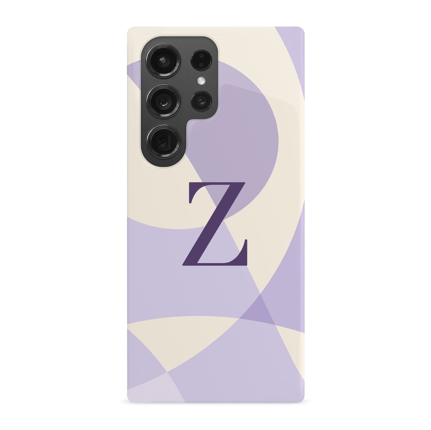 Personalised Abstract Purple Pattern Case Samsung Galaxy S23 Ultra Phone Case
