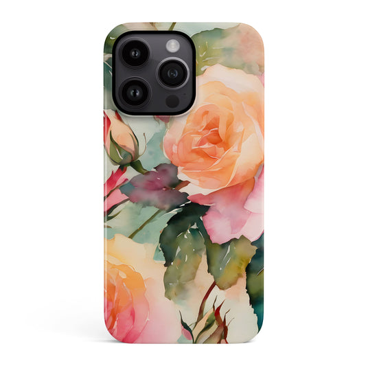 Watercolour Summer Floral Case iPhone 15 Phone Case