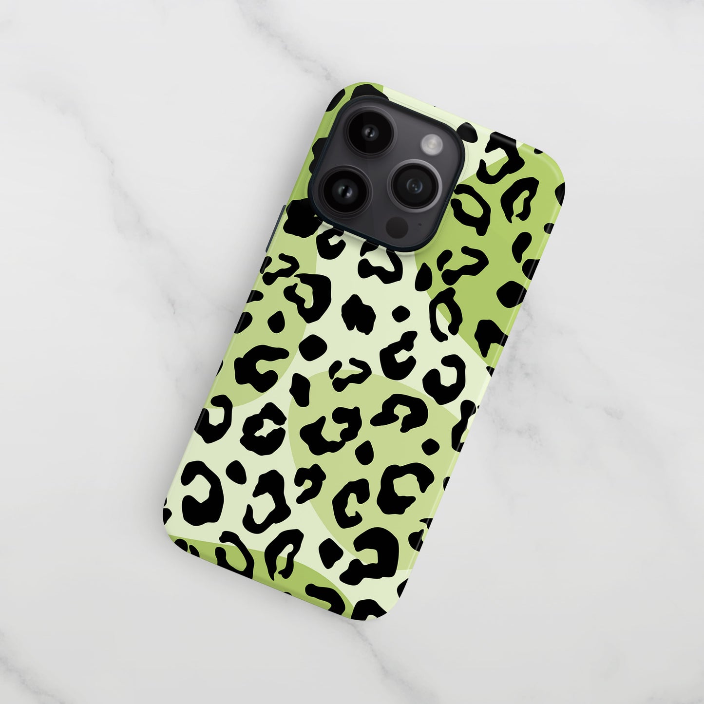 Abstract Green Leopard Print Case  Phone Case