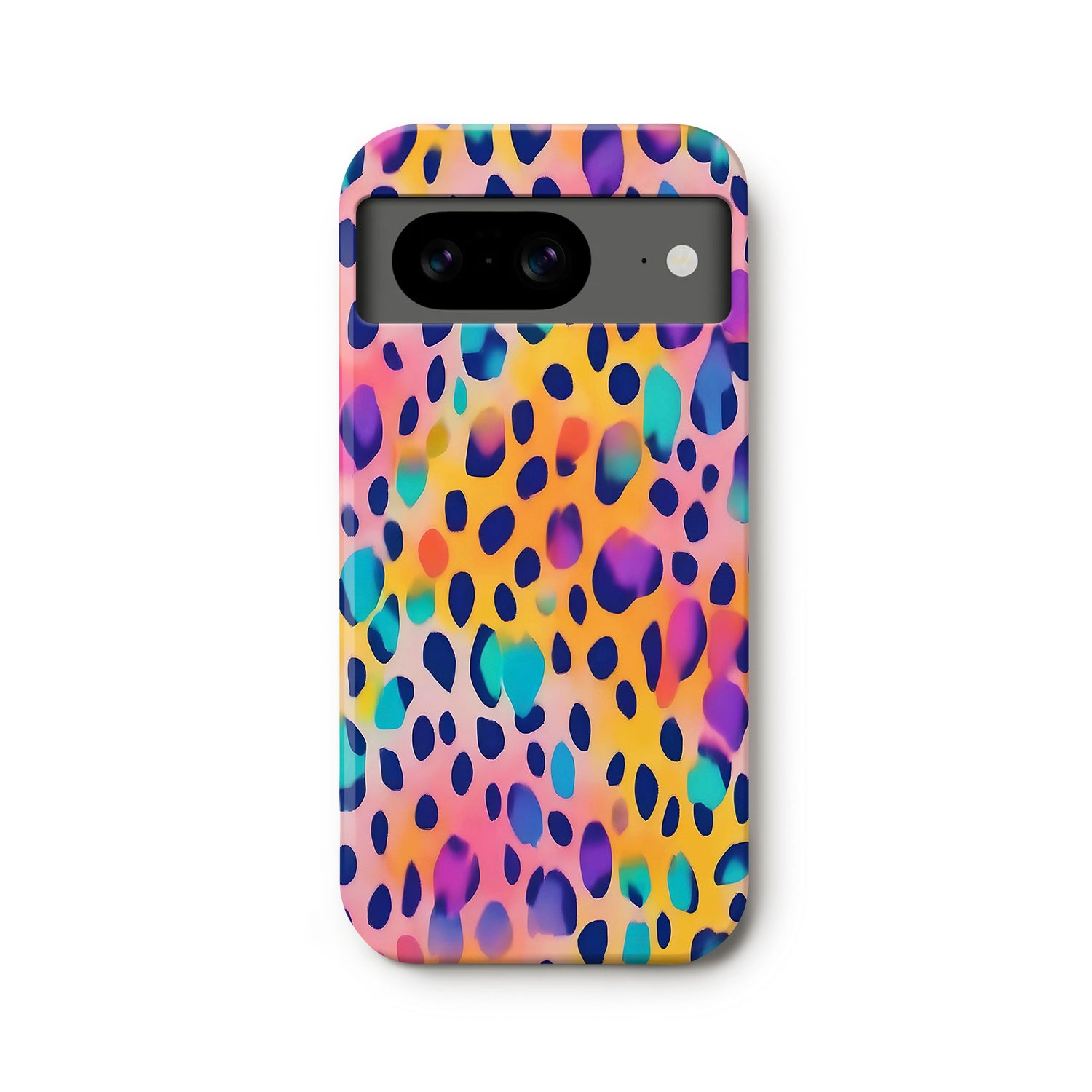Abstract Rainbow Leopard Print Google Pixel Case Phone Case