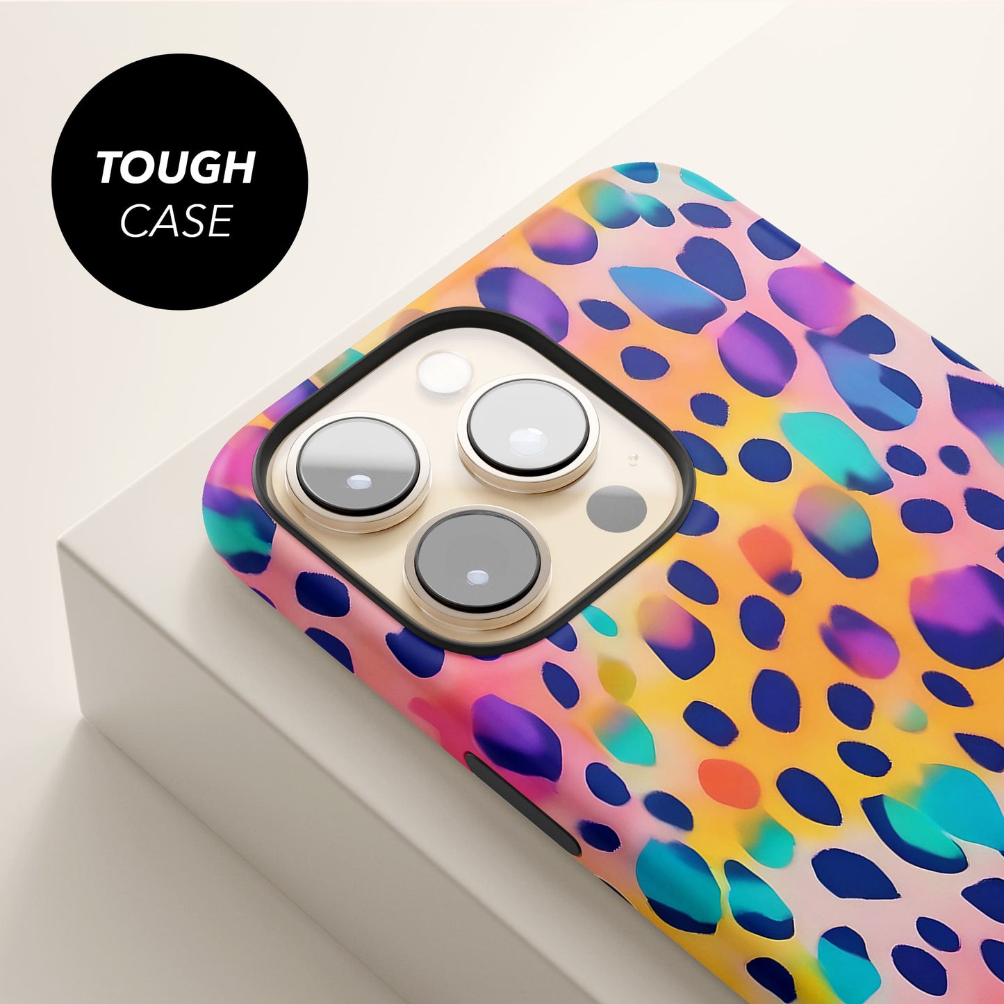 Abstract Rainbow Leopard Print Magsafe Case Phone Case