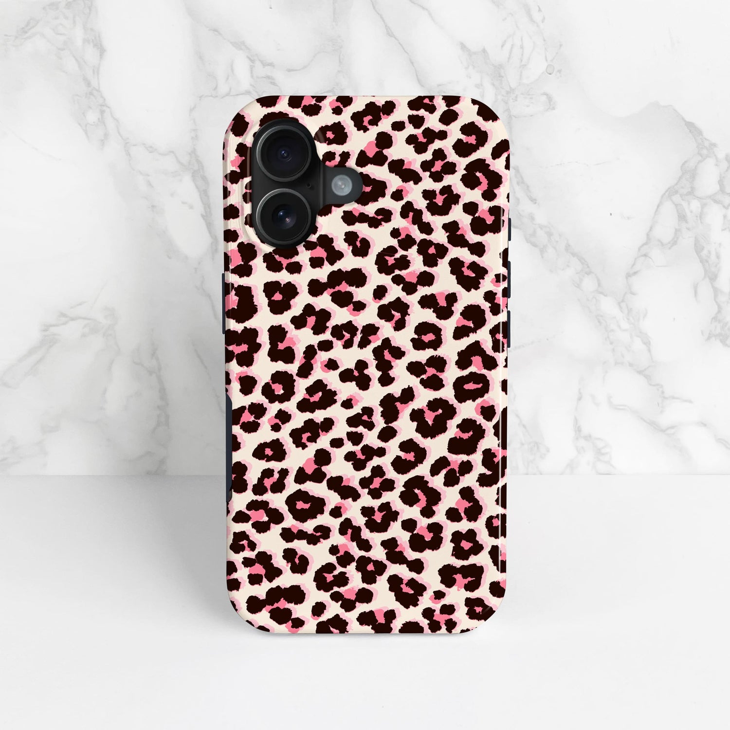 Pink Cream Leopard Print Phone Case  Phone Case