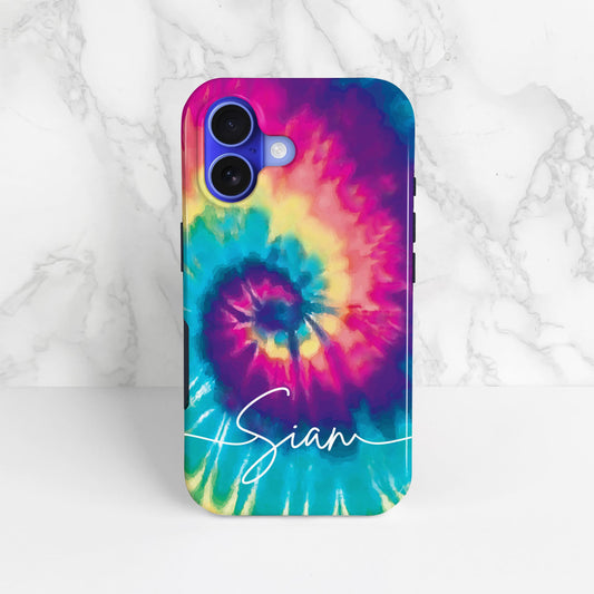 Rainbow Tie Dye Personalised Phone Case  Phone Case