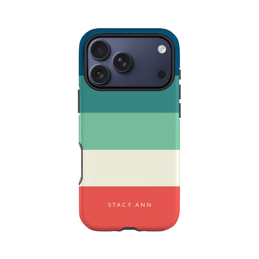 Red and Blue Stripes Custom Case iPhone 17 Pro Phone Case