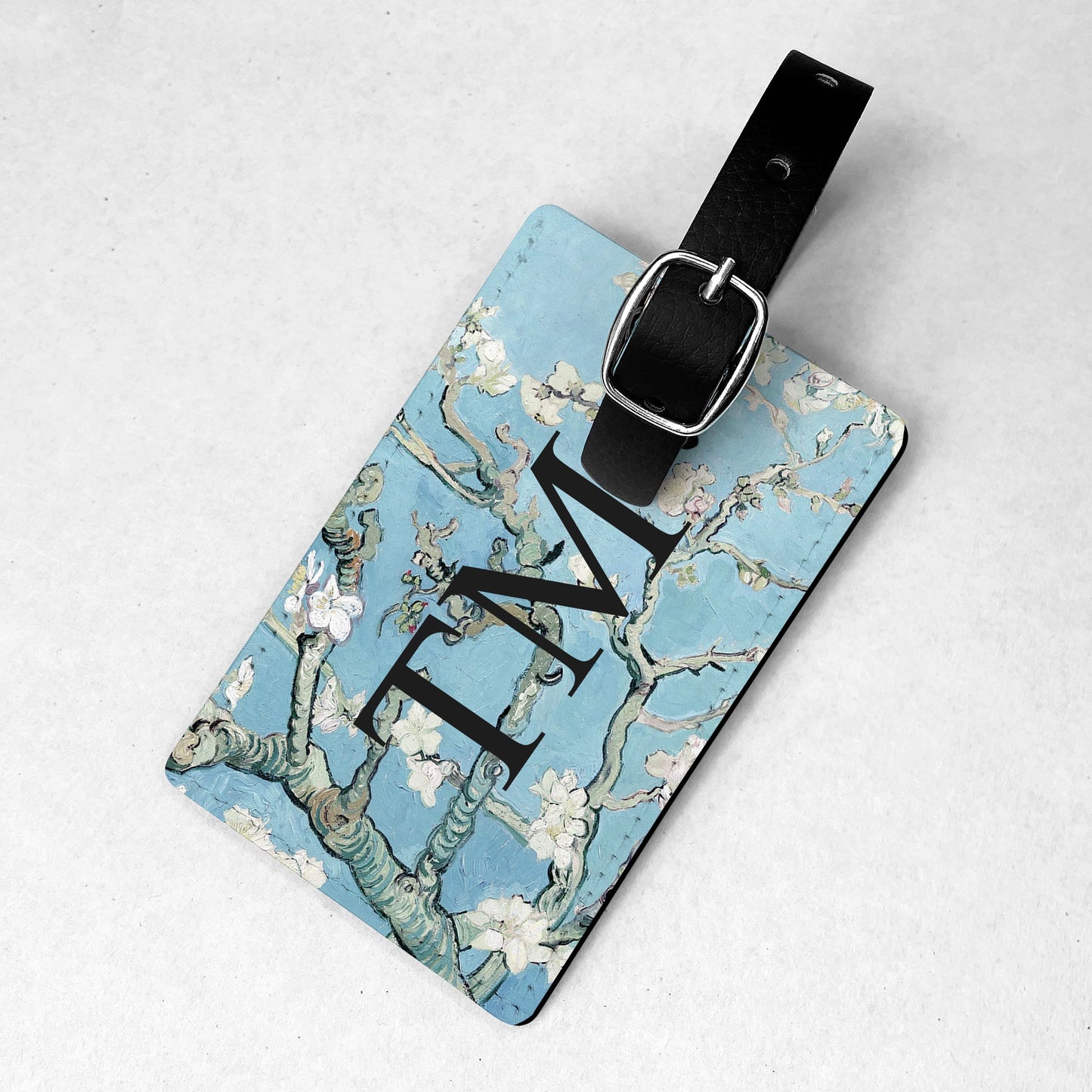 Famous Art Personalised Luggage Tag Almond Blossom luggage tag