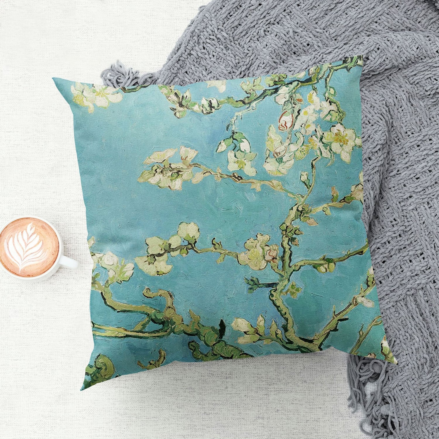 Almond Blossom Large 45cm Cushion  Cushion