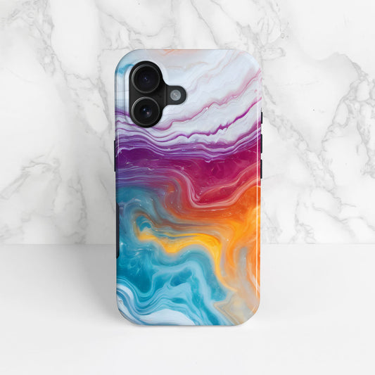 Swirl Rainbow Marble Case  Phone Case