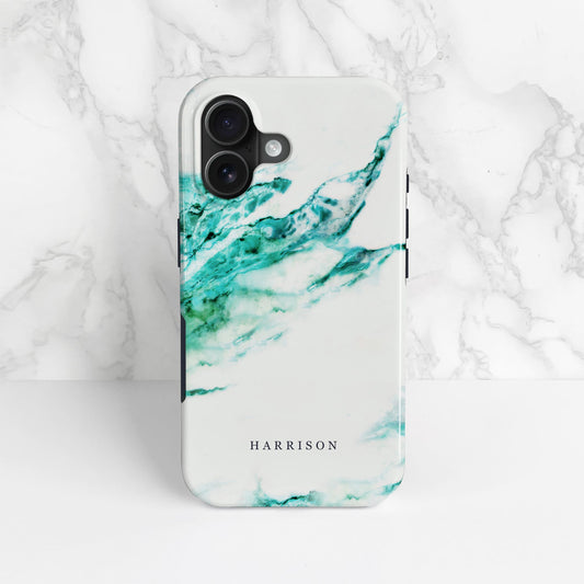 Aqua Blue Marble Phone Case  Phone Case