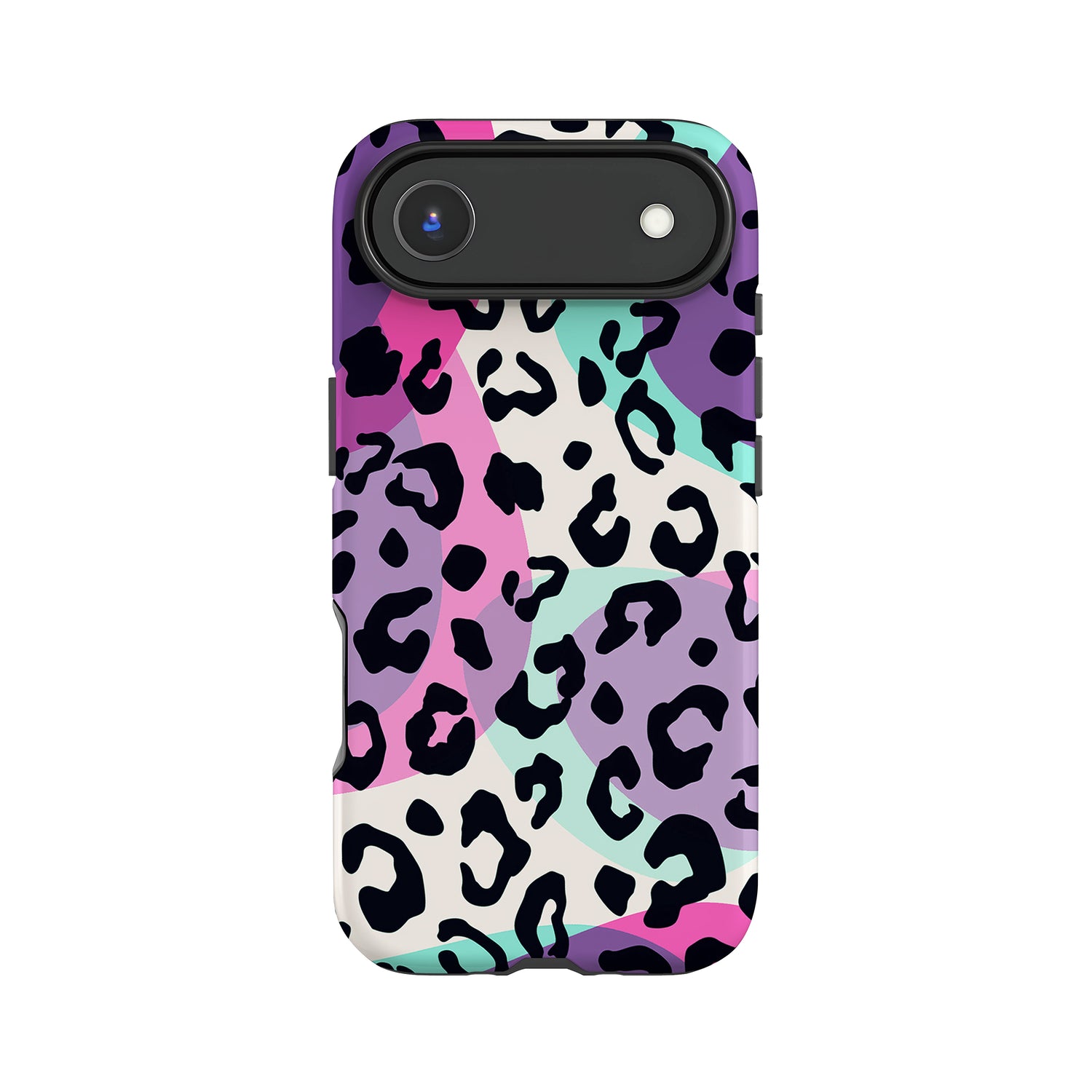 Abstract Multicolour Leopard Spots Case iPhone 17 Air Phone Case
