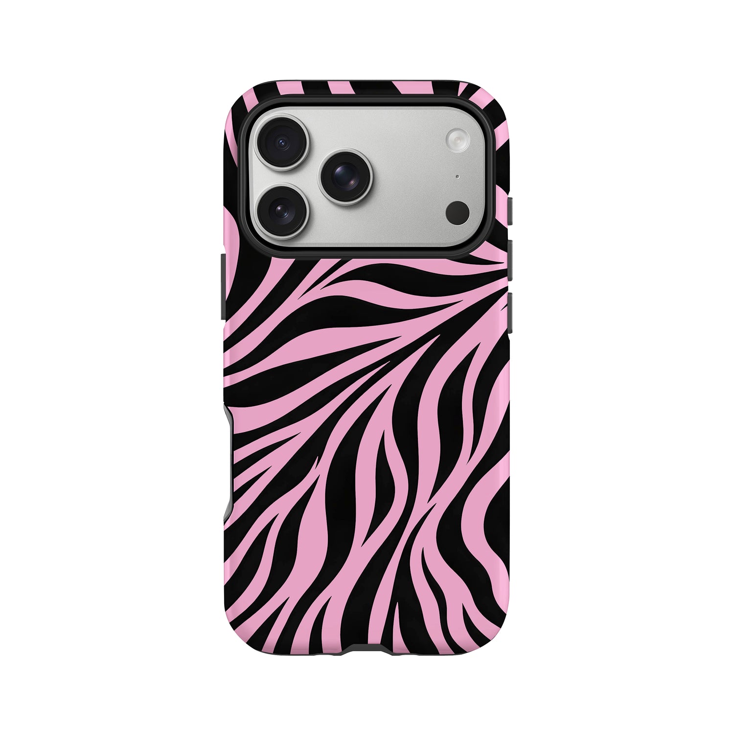 Baby Pink Zebra Print Case iPhone 17 Pro Phone Case