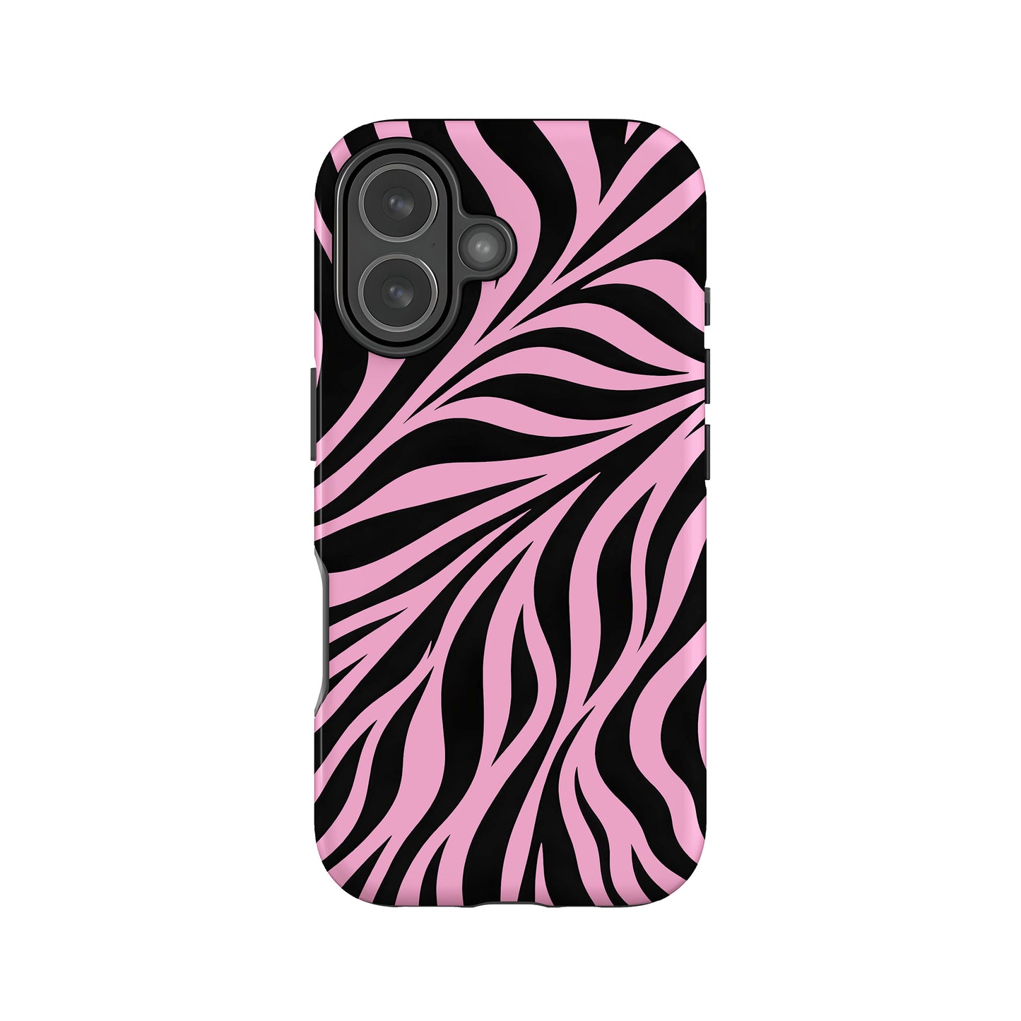 Baby Pink Zebra Print Case iPhone 17 Phone Case