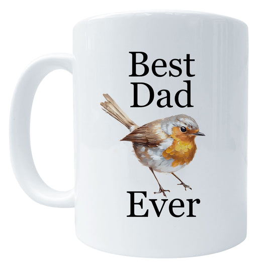 Best Dad Ever Robin Art Mug  Mug