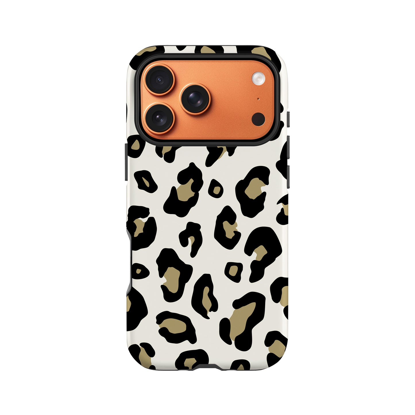 Gold Leopard Print Spots Phone Case iPhone 17 Pro Phone Case