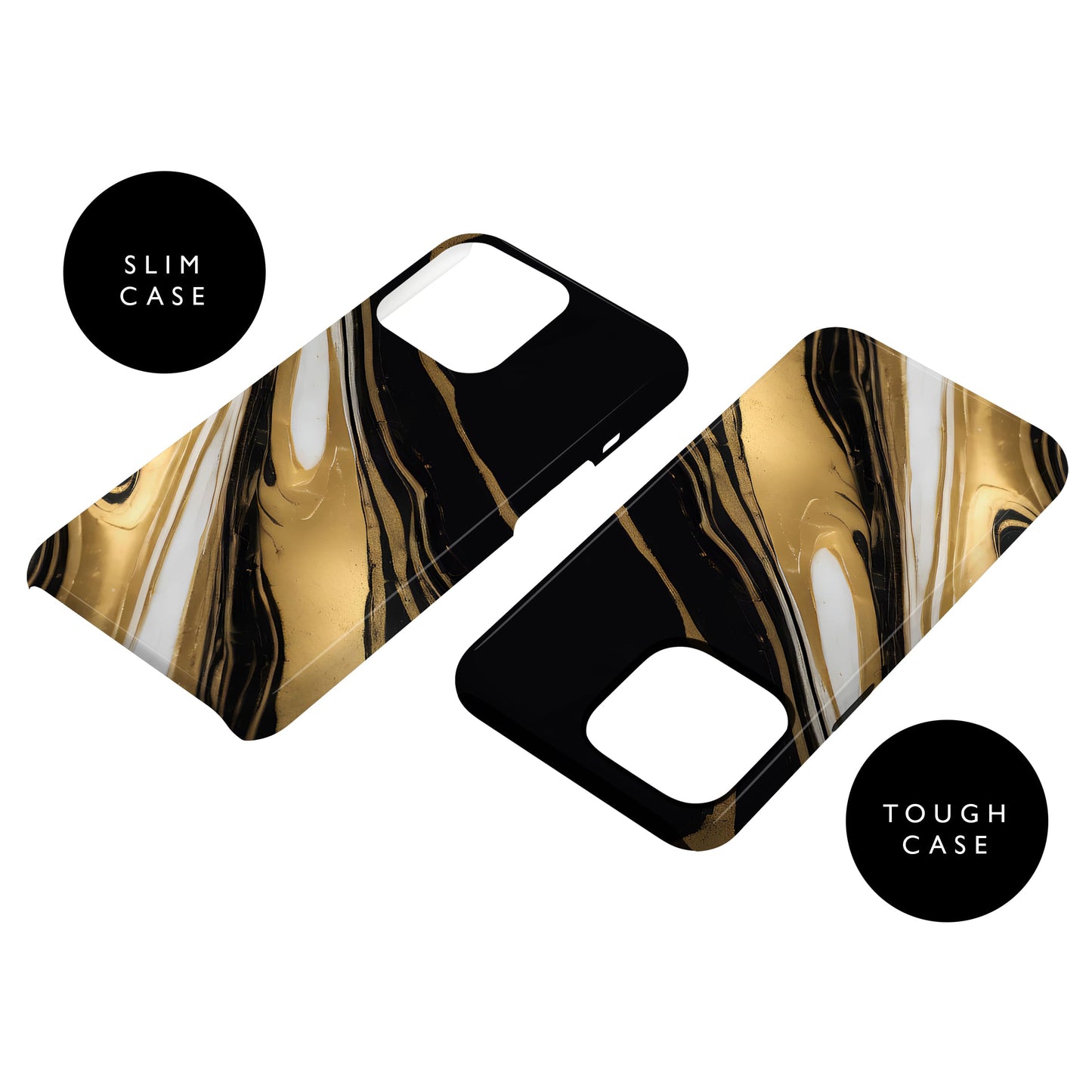 Black and Gold Lux Marble Case  Phone Case