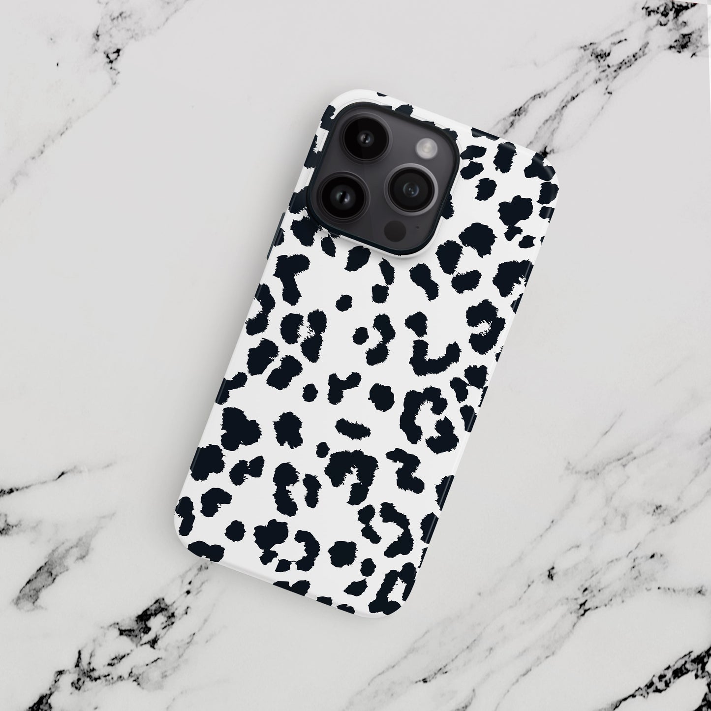 Black and White Leopard Print Pattern Case Phone Case