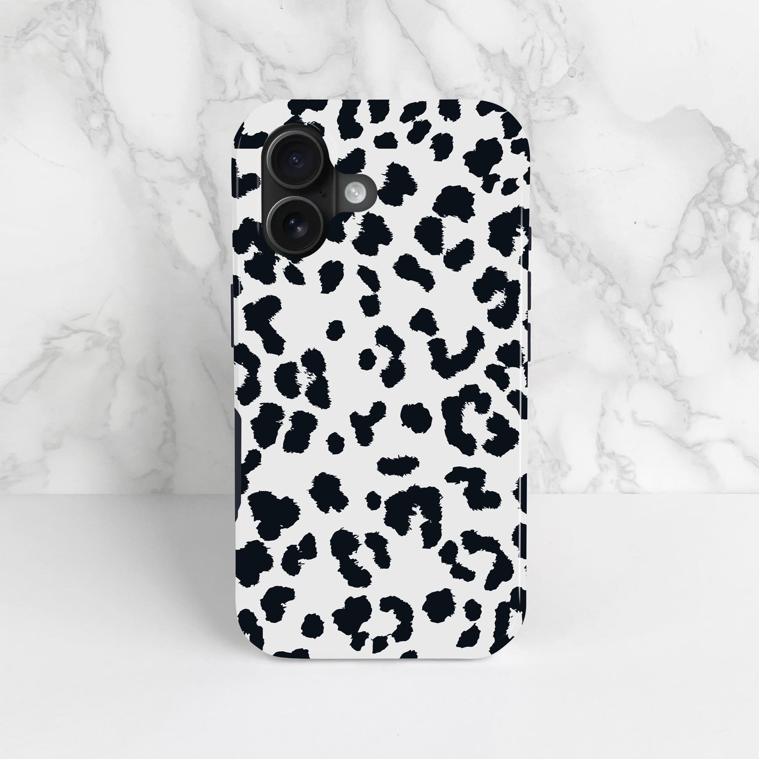 Black and White Leopard Print Pattern Case Phone Case