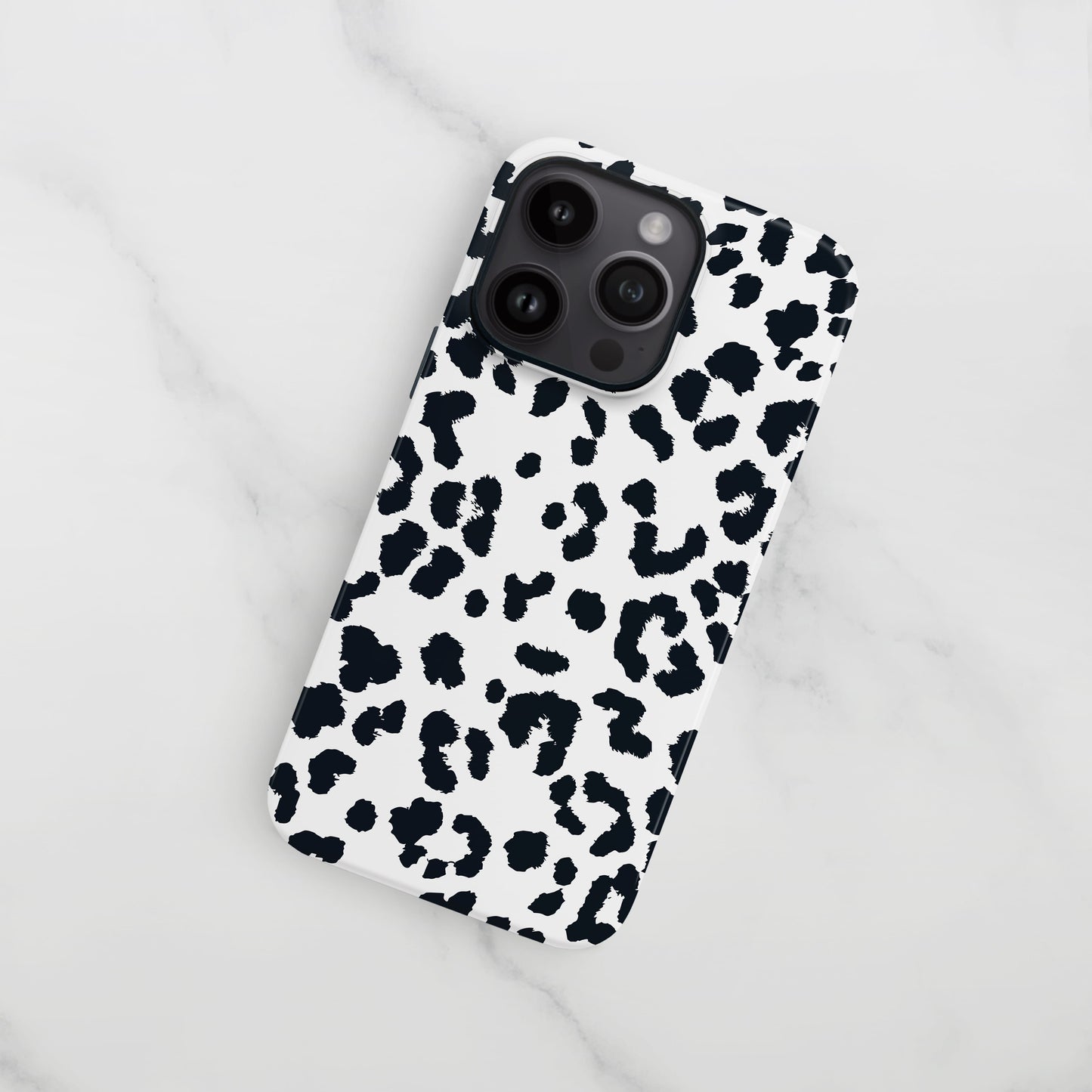 Black and White Leopard Print Pattern Case Phone Case