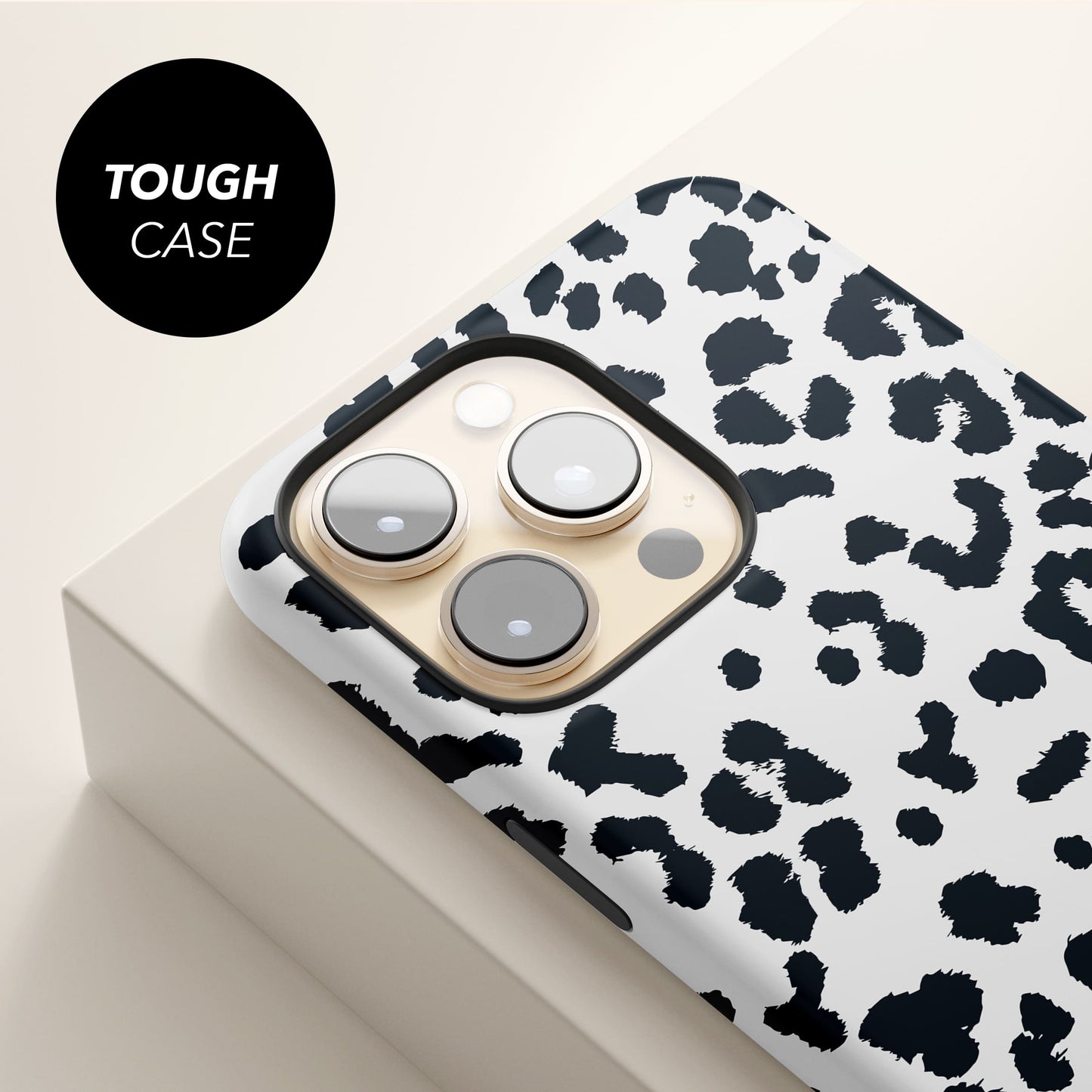 Black and White Leopard Print Pattern Case Phone Case