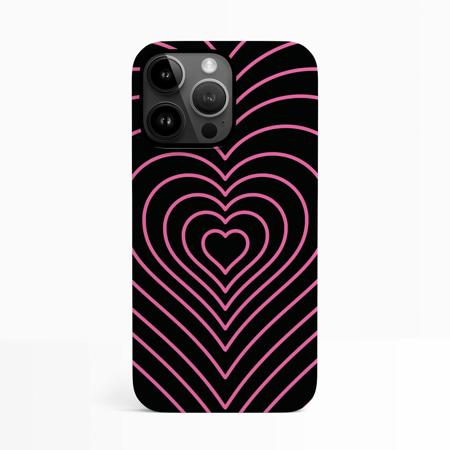 Black and Pink Heart Swirl Personalised Case  Phone Case