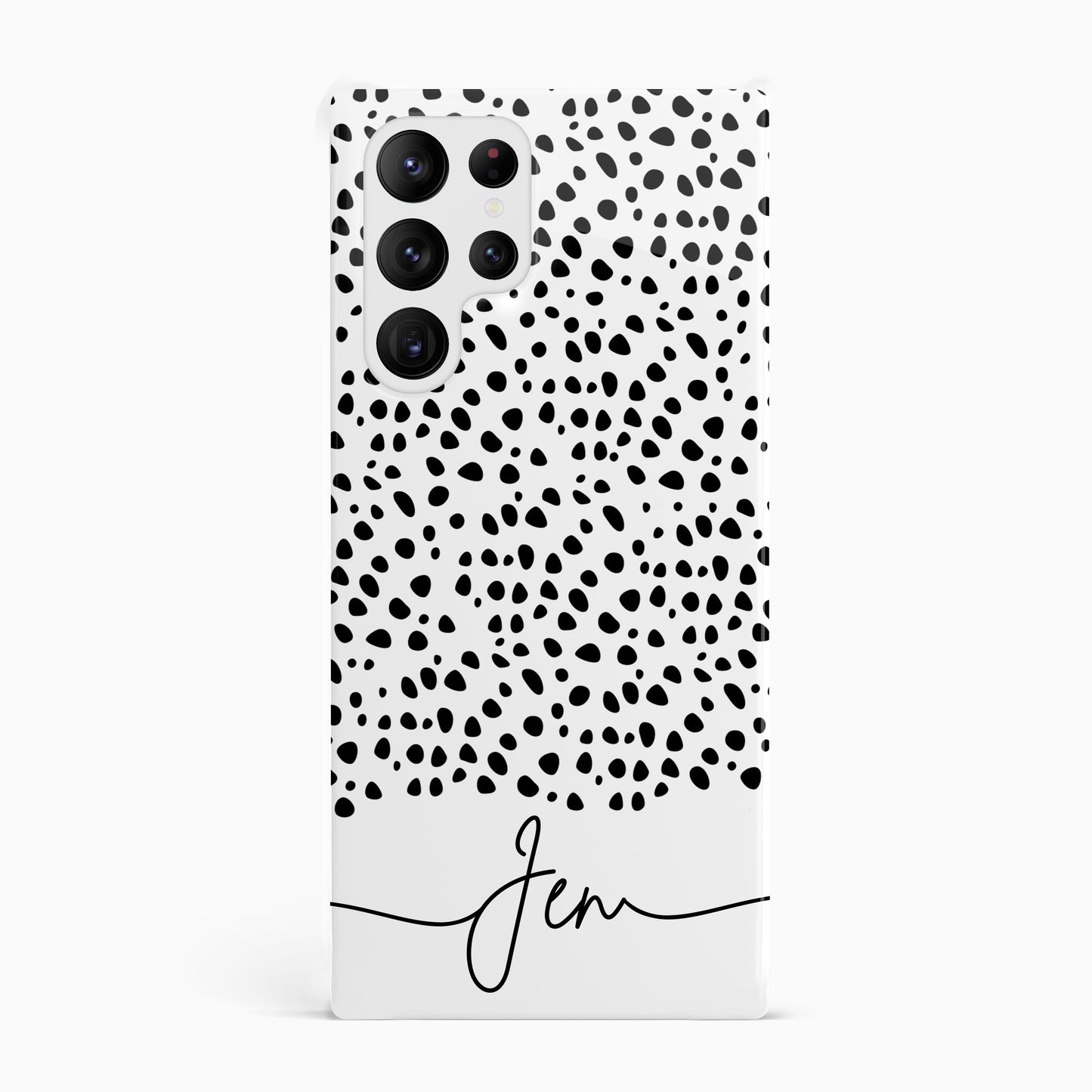 Dalmatian Spots Pattern Custom Case Samsung Galaxy S23 Ultra Phone Case