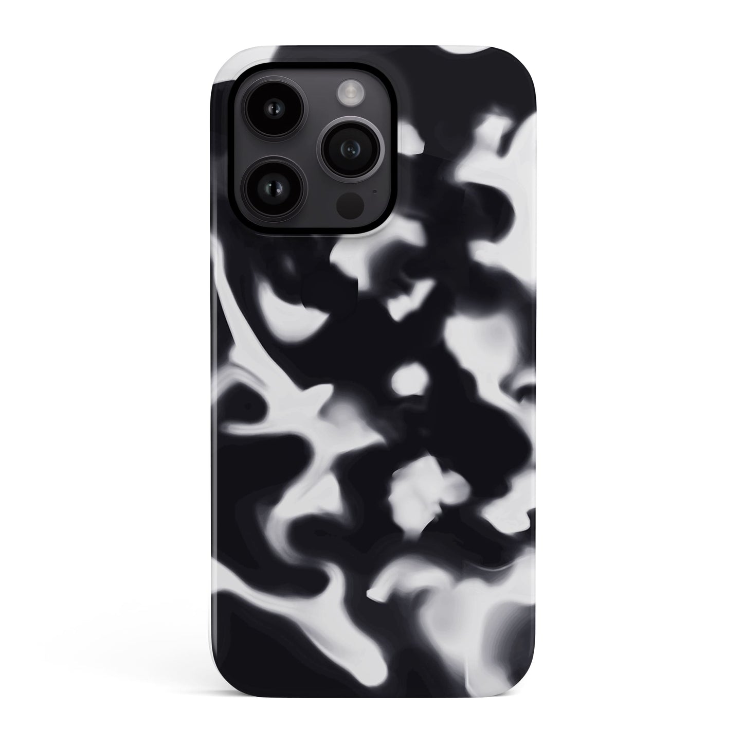 Black Tie Dye print Case iPhone 15 Phone Case
