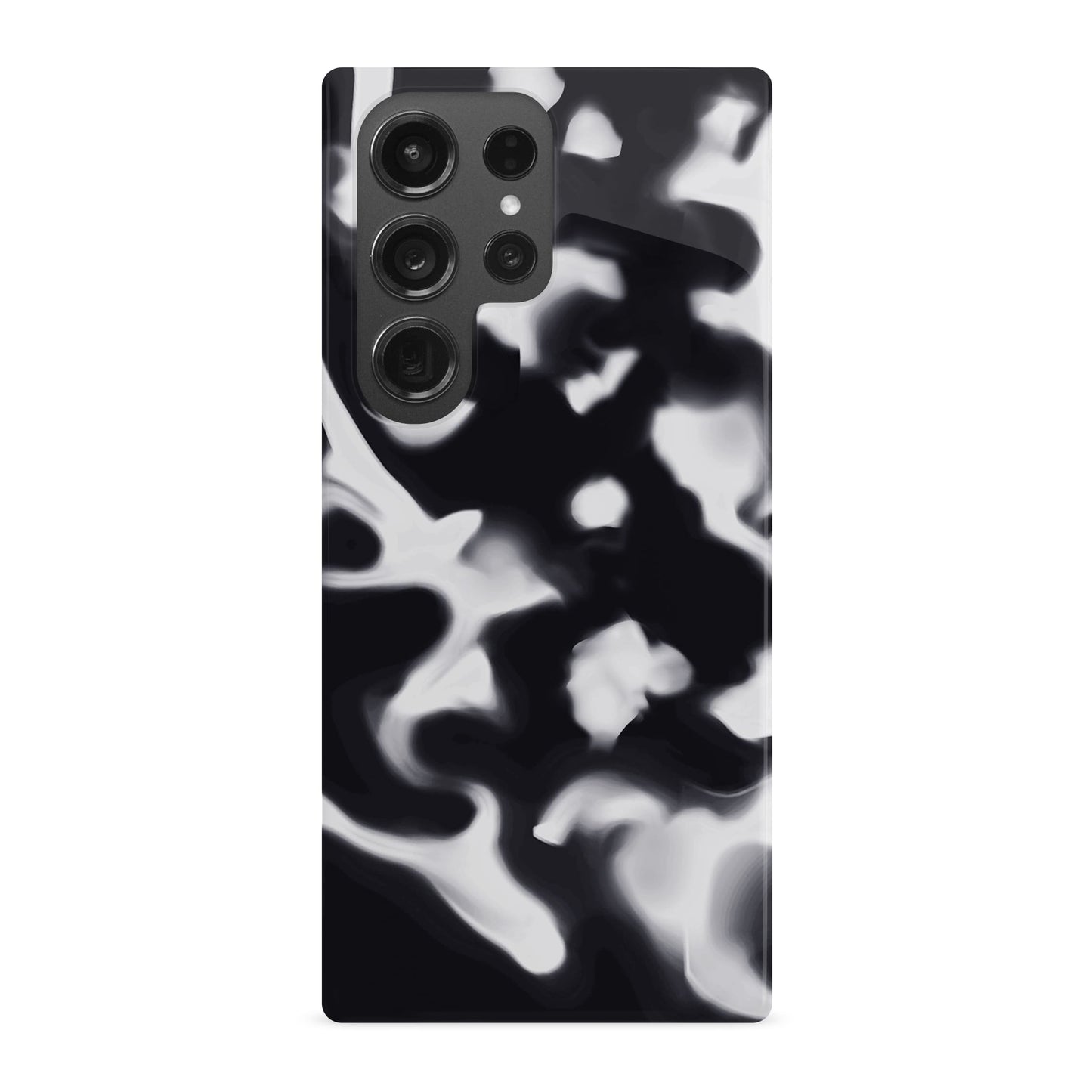 Black Tie Dye print Case Samsung Galaxy S23 Ultra Phone Case