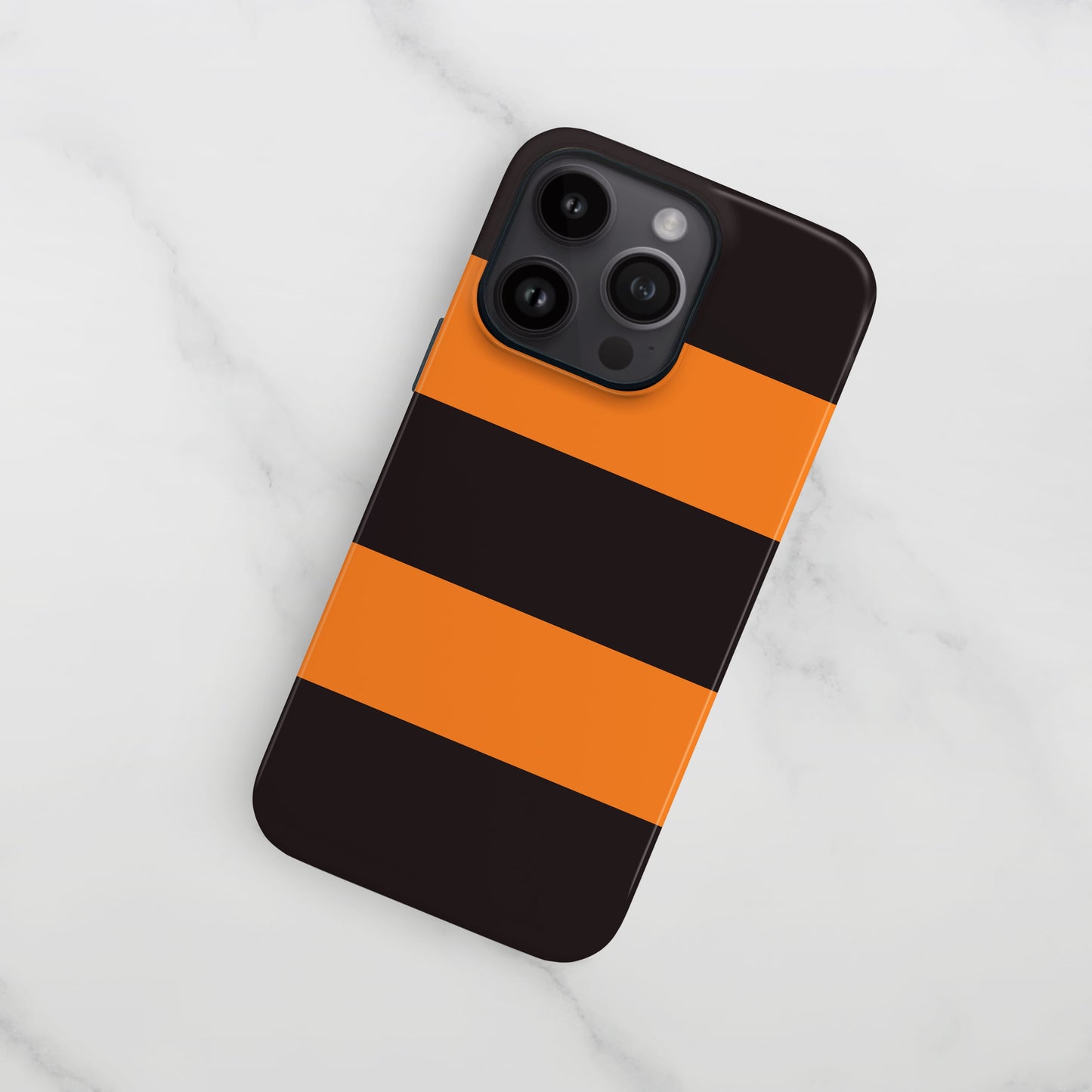 Custom Black And Orange Stripes Case  Phone Case