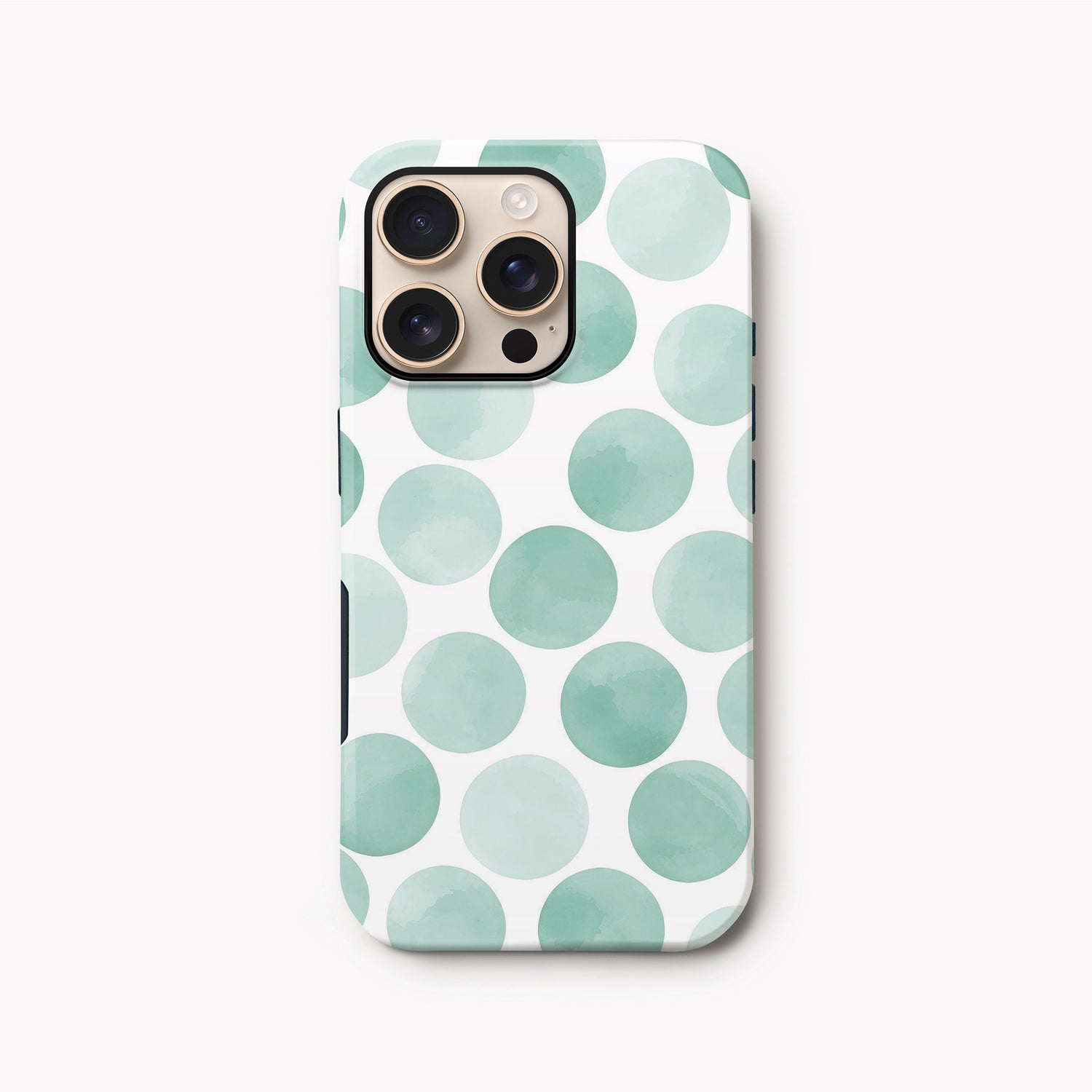 Abstract Blue Polka Dot Print Case iPhone 16 Pro Phone Case
