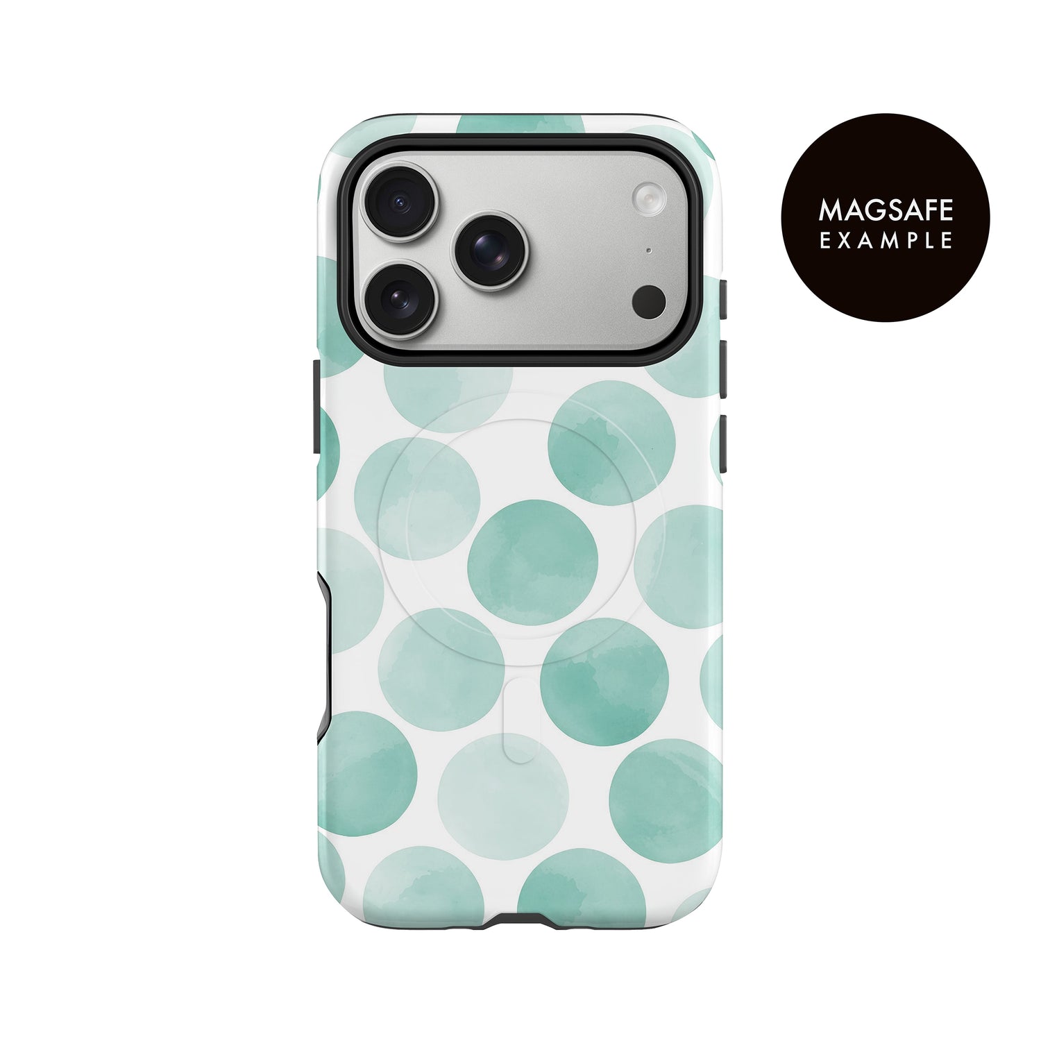 Abstract Blue Polka Dot Print Case Phone Case
