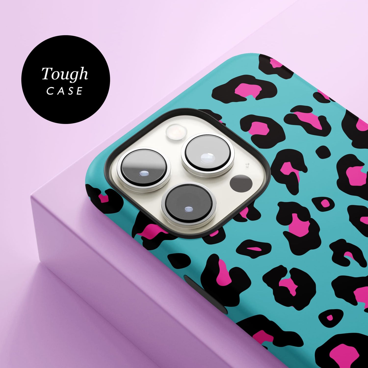 Blue and Pink Leopard Spots Case  Phone Case