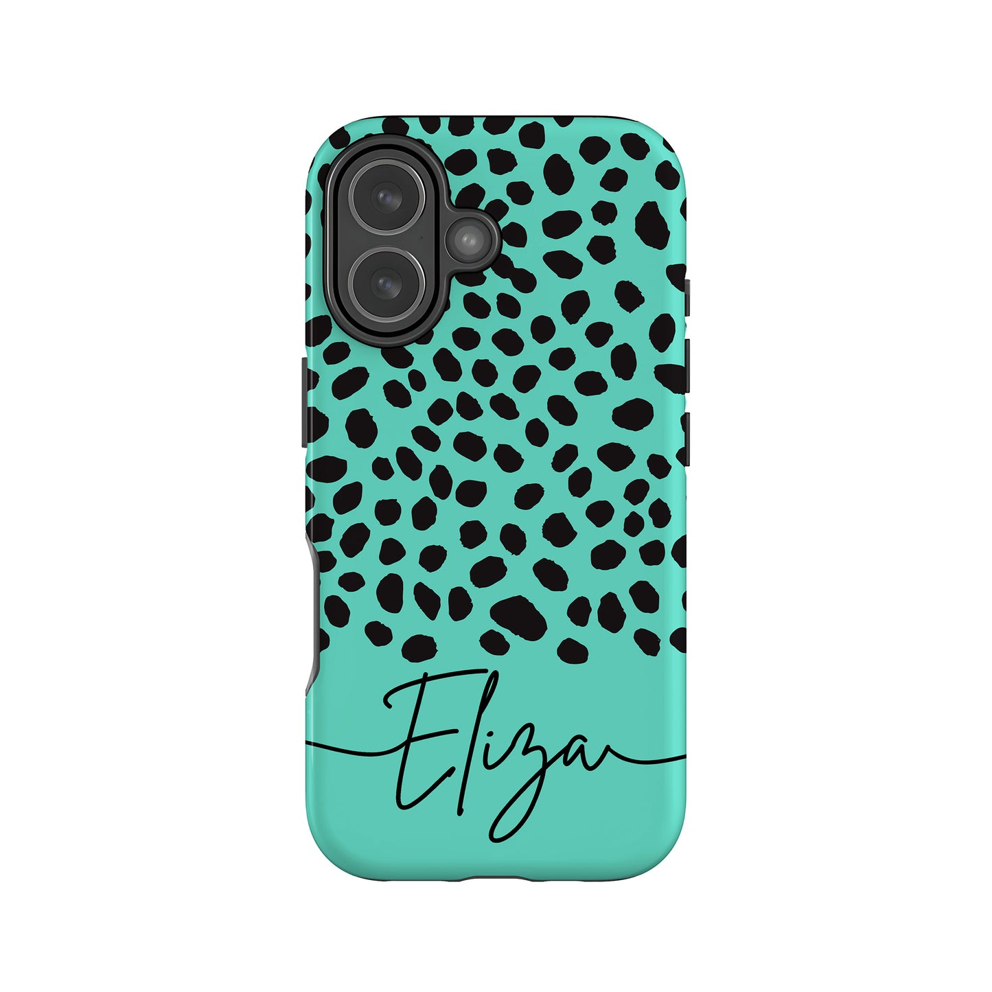 Personalised Blue Cheetah Print Case