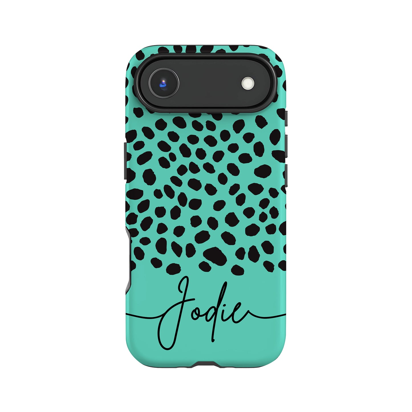 Personalised Blue Cheetah Print Case