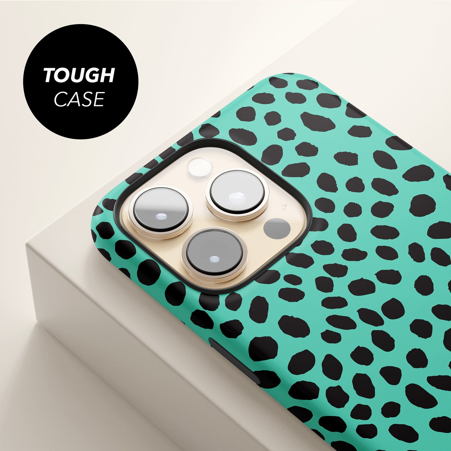 Personalised Blue Cheetah Print Case