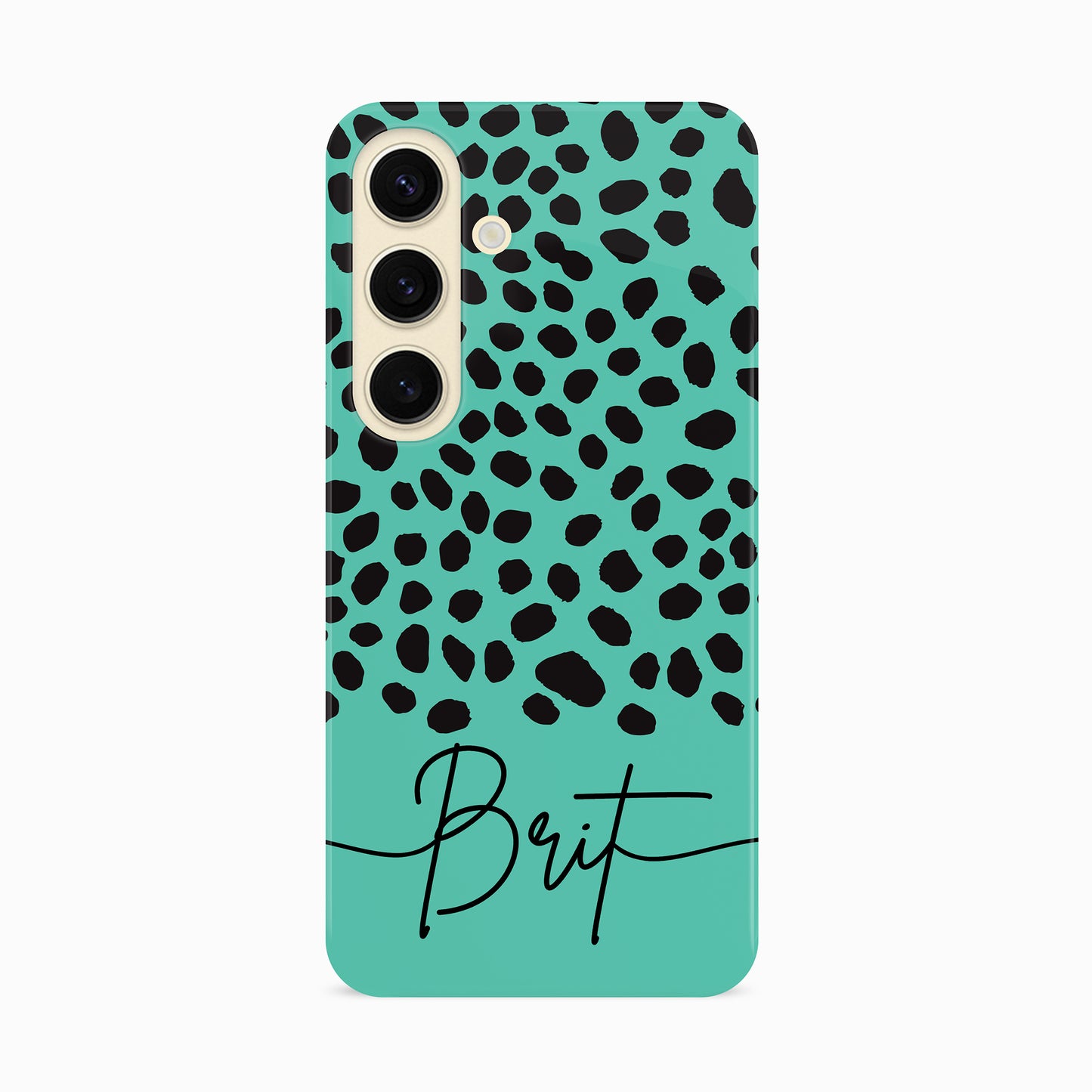 Personalised Blue Cheetah Print Case