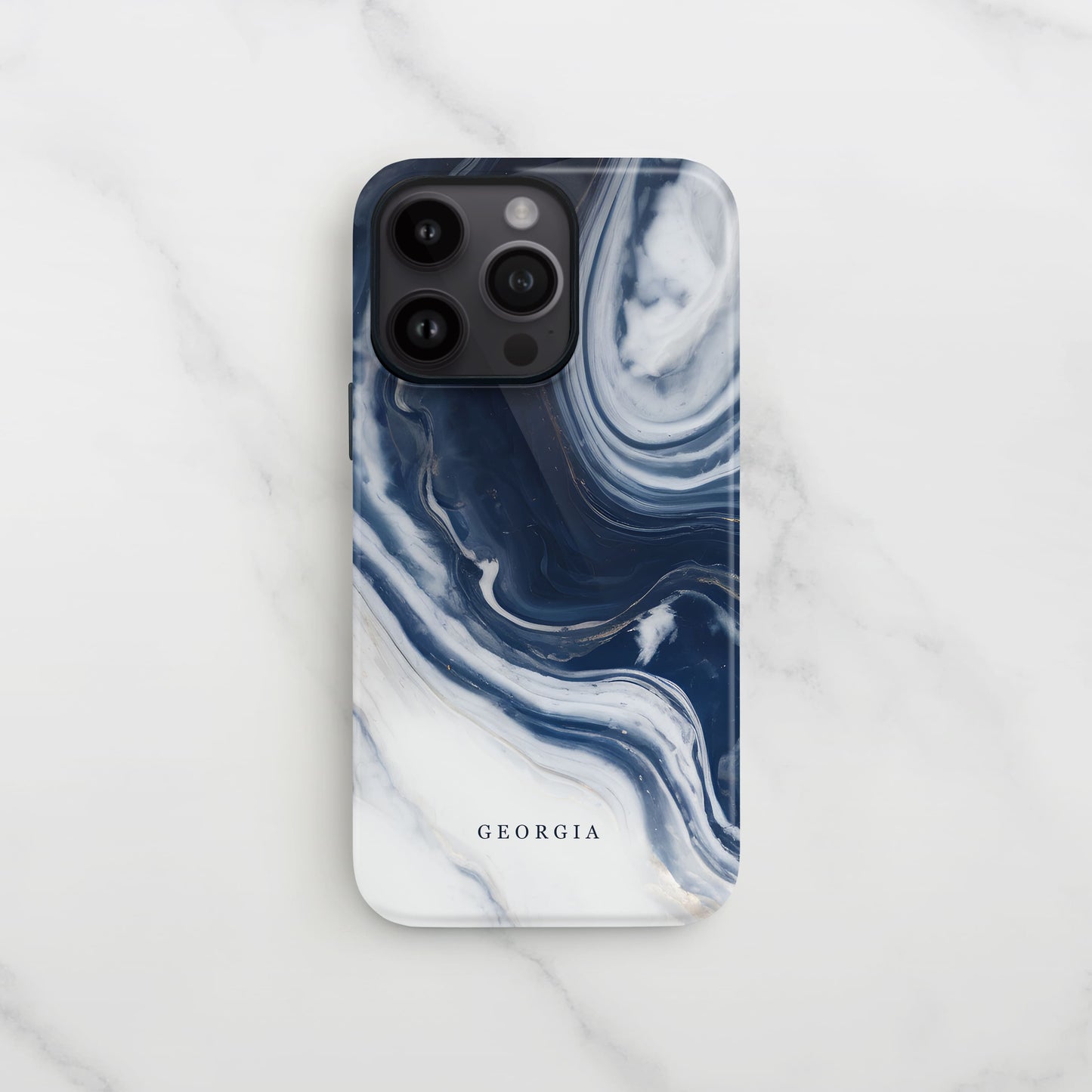 Blue Swirl Personalised Phone Case  Phone Case