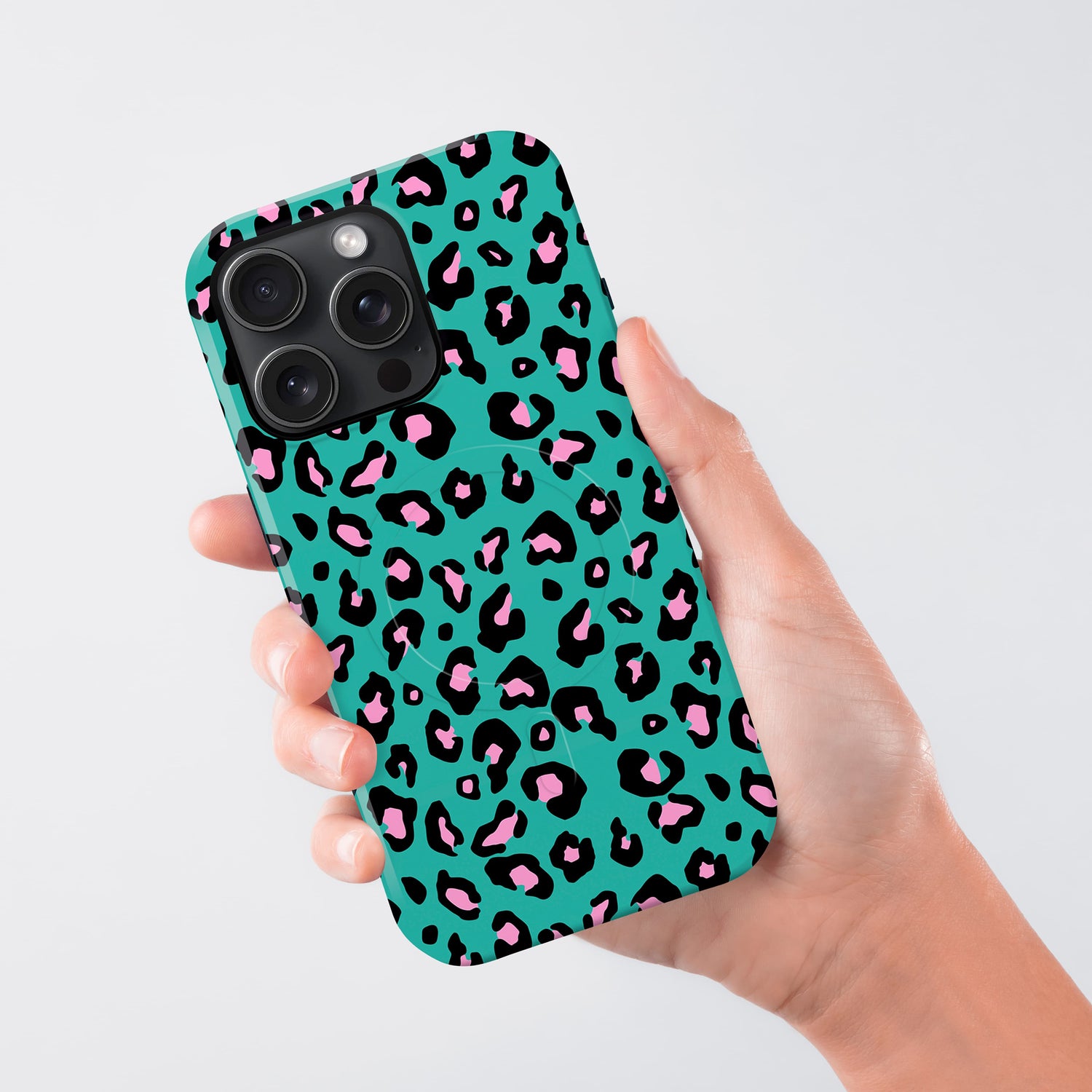 Custom Micro Leopard Print Magsafe Case Phone Case