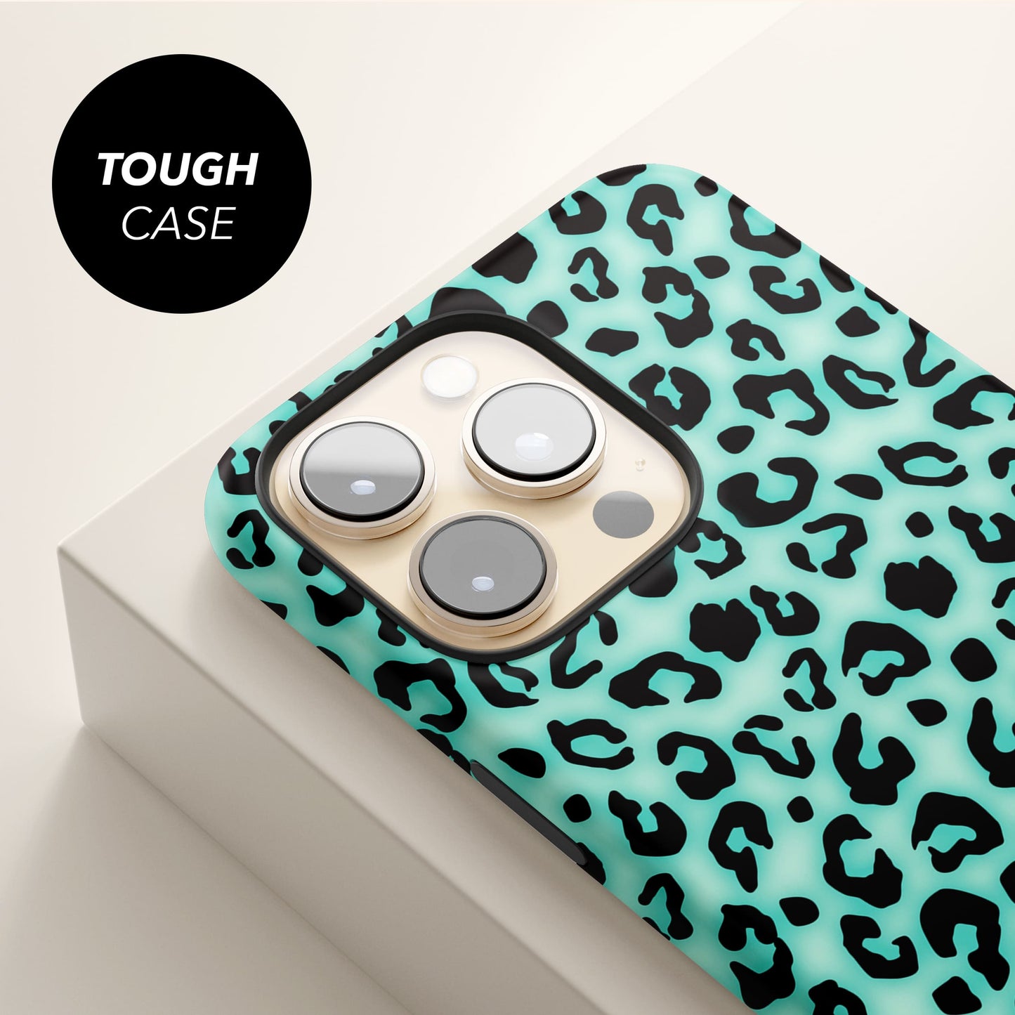 Blue Blush Leopard Print Phone Case  Phone Case