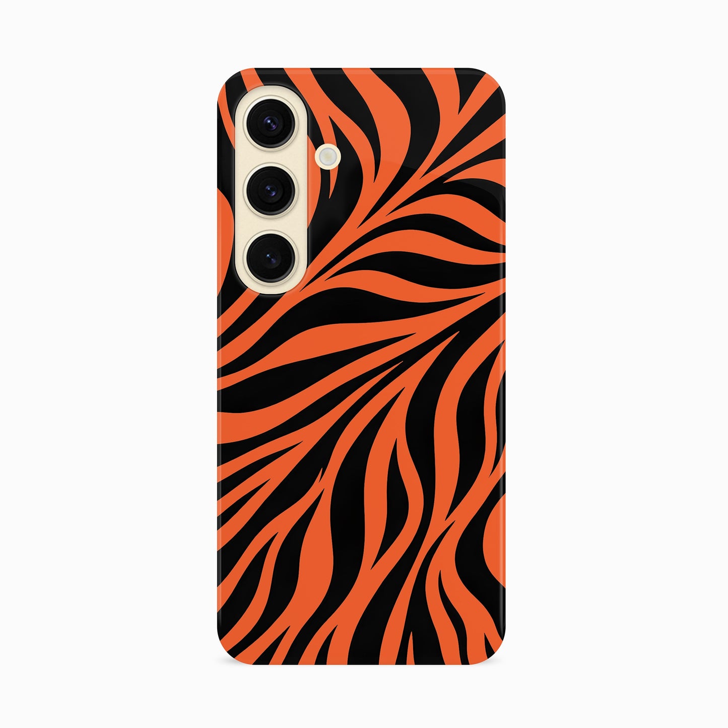 Orange Zebra Print Case Phone Case