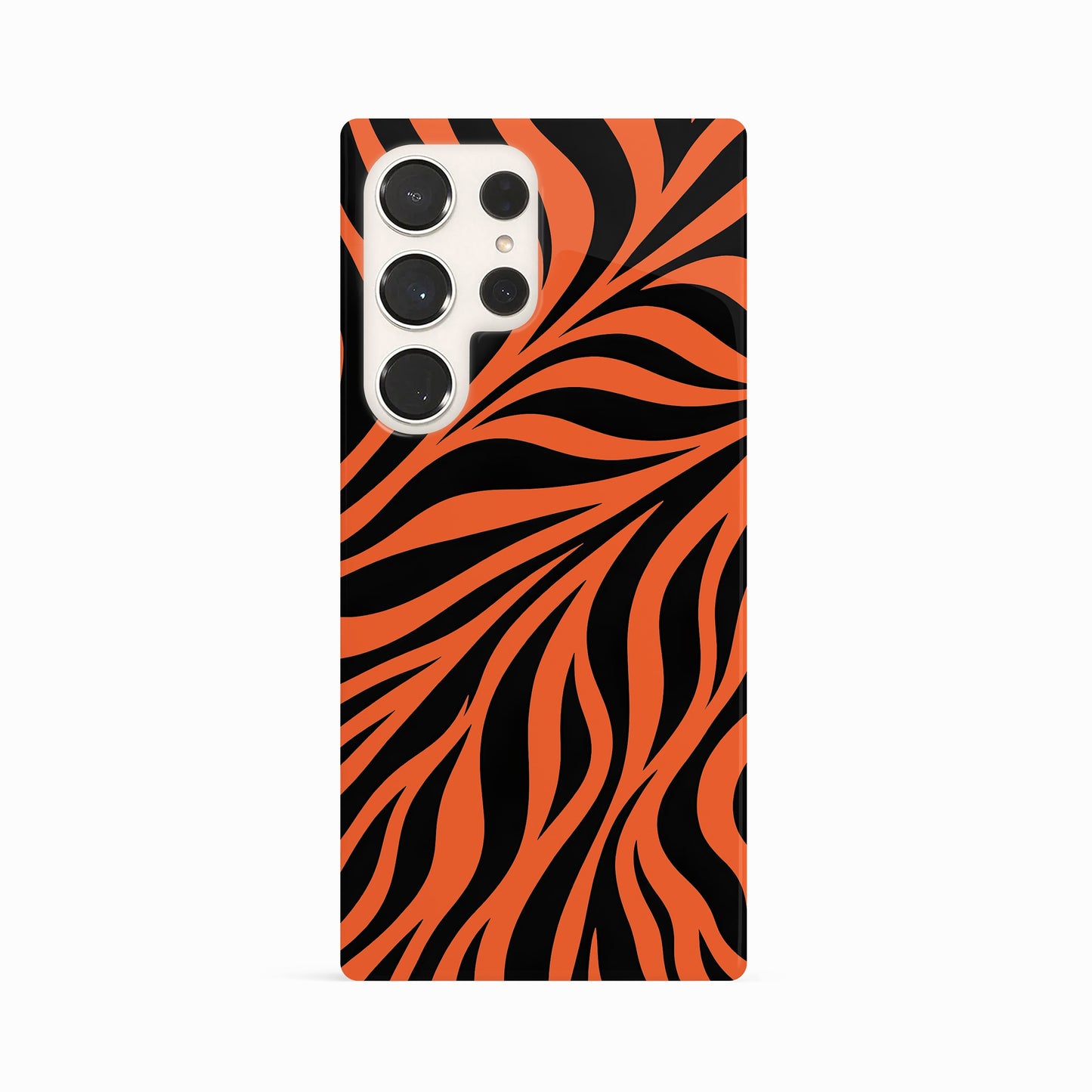 Orange Zebra Print Case Phone Case
