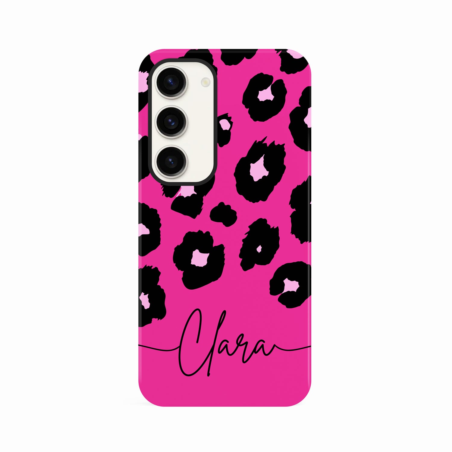 Bold Pink Custom Leopard Spot Print Case Phone Case