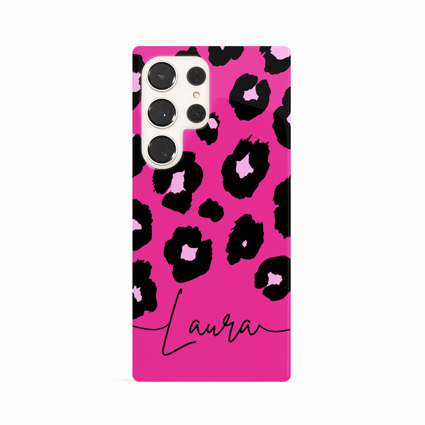 Bold Pink Custom Leopard Spot Print Case Phone Case