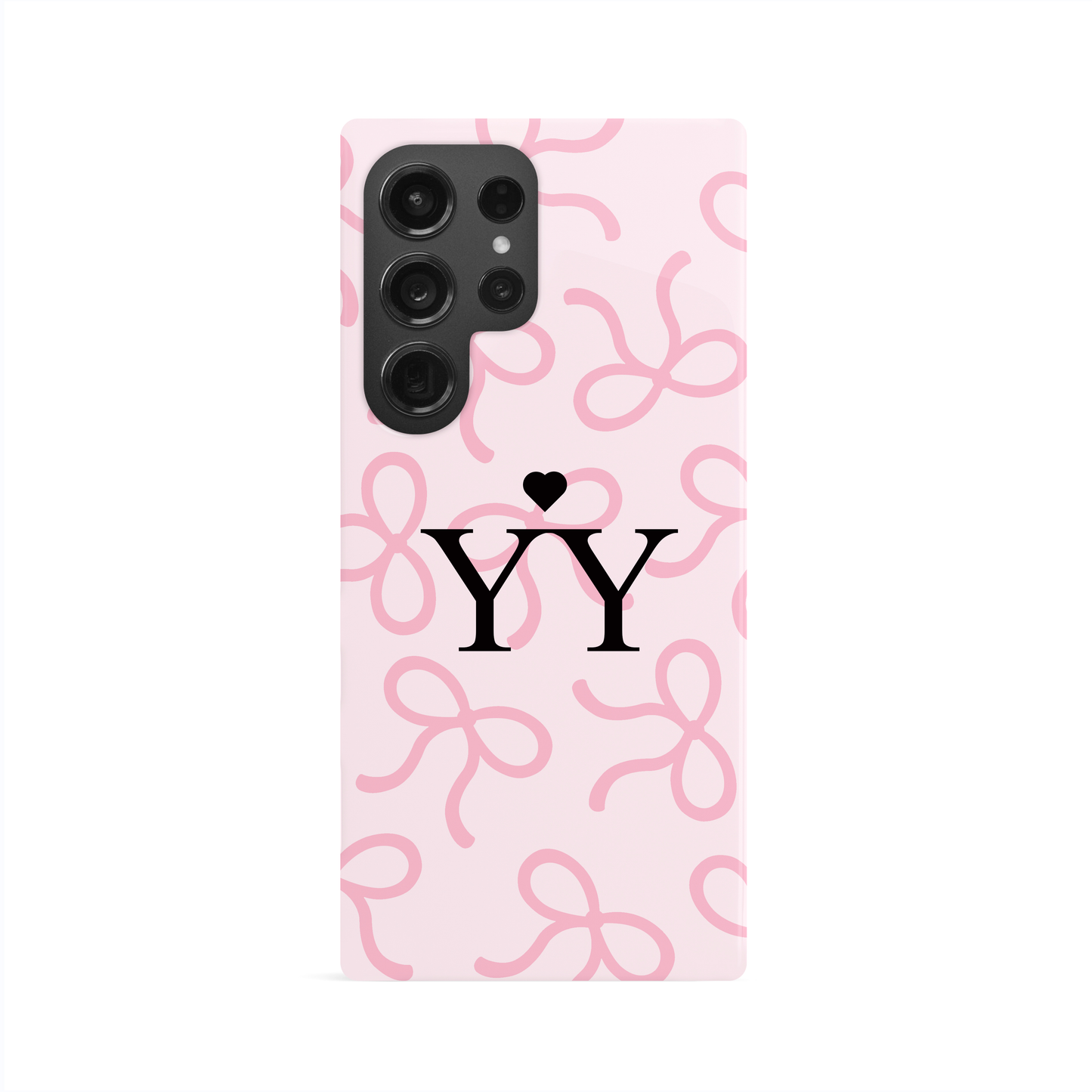 Personalised Baby Pink Bow Pattern Case Phone Case