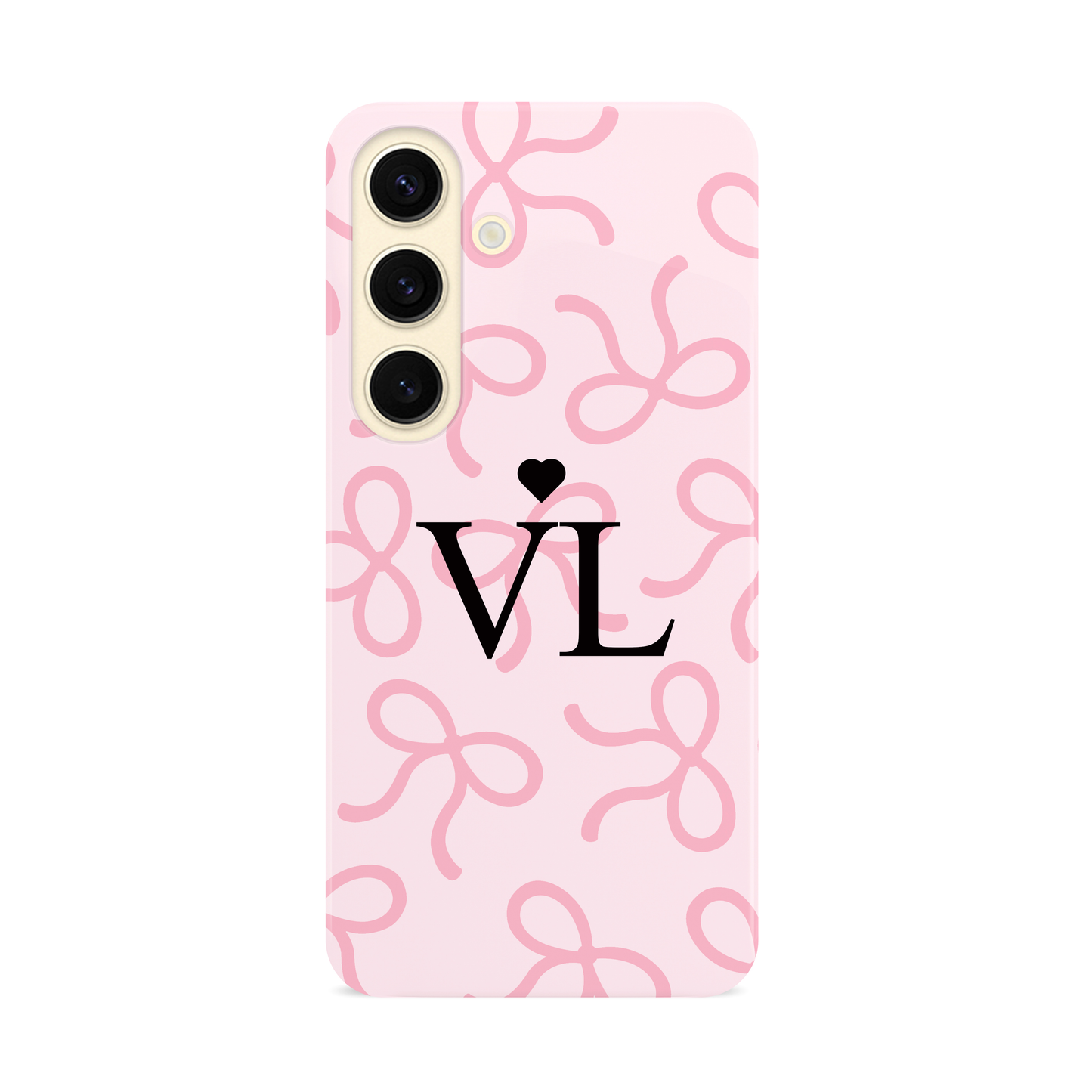 Personalised Baby Pink Bow Pattern Case Phone Case