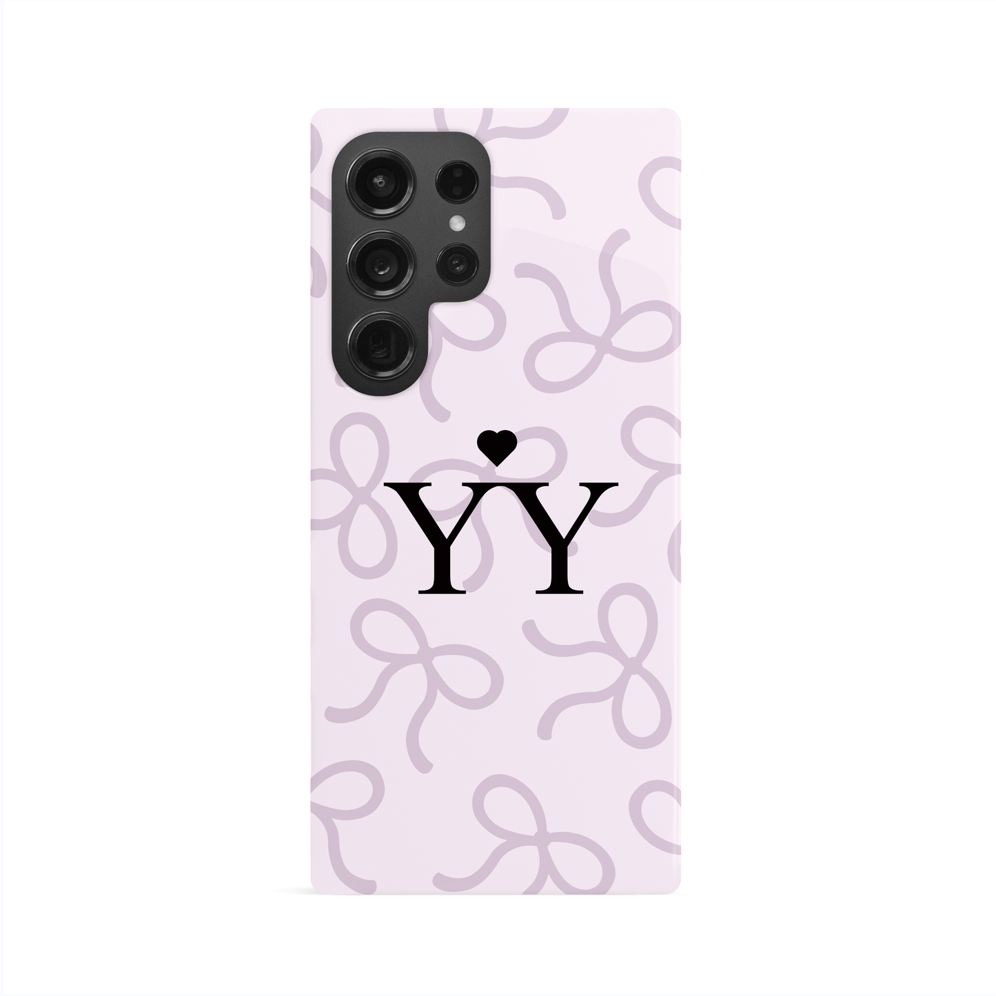 Personalised Purple Bow Pattern Case Phone Case