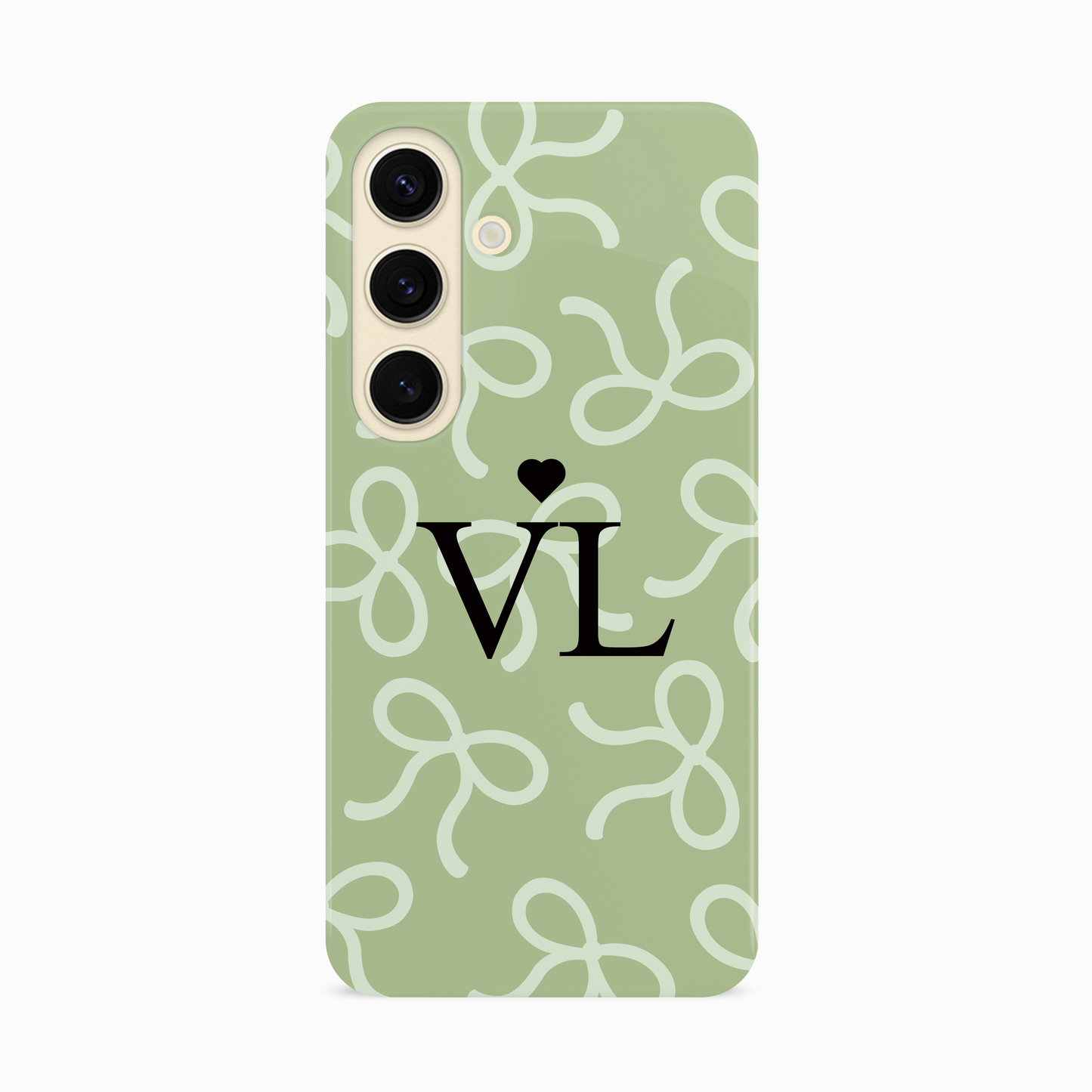 Personalised Green Bow Pattern Case Phone Case