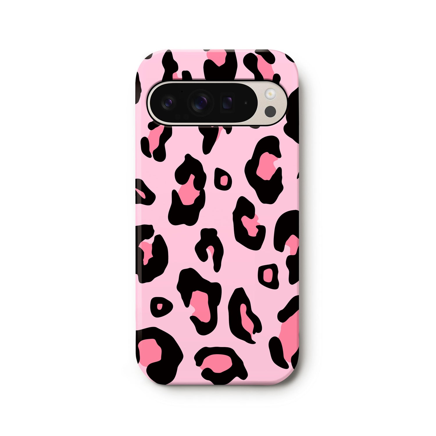 Pink Bubblegum Leopard Print Google Pixel Case Google Pixel 9 Phone Case