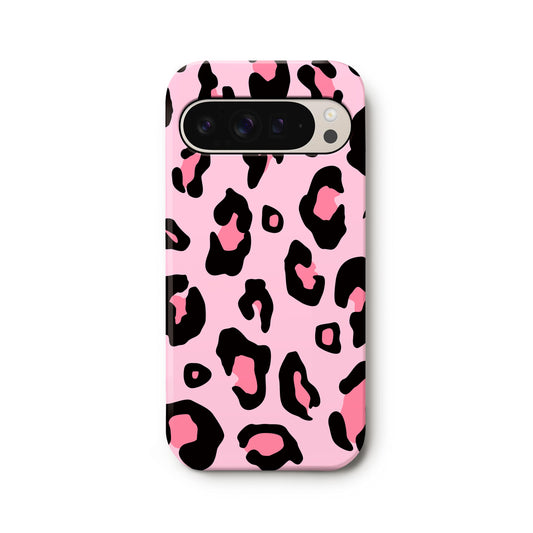 Pink Bubblegum Leopard Print Google Pixel Case Google Pixel 9 Phone Case