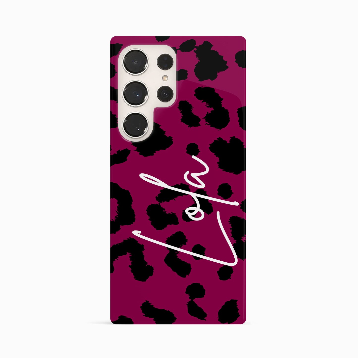 Burgundy Leopard Print Phone Case Phone Case