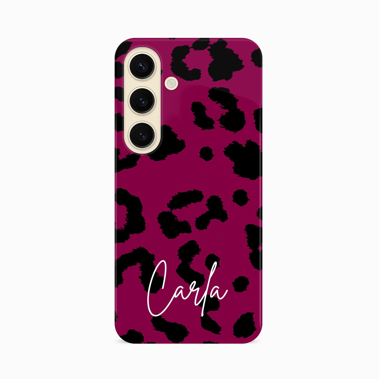 Burgundy Leopard Print Phone Case Phone Case