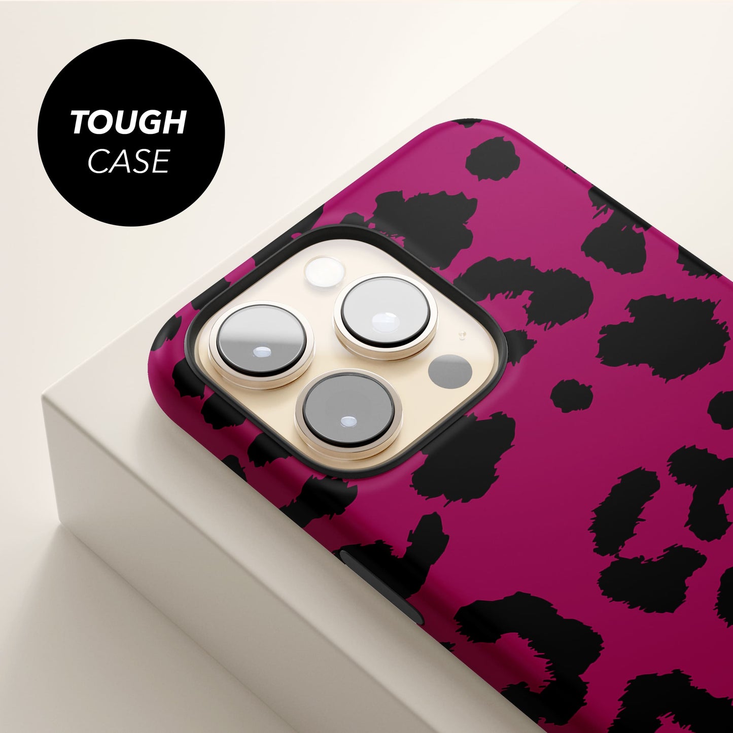 Burgundy Leopard Print Phone Case  Phone Case